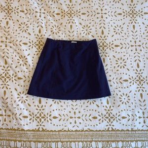 Plaid mini skirt